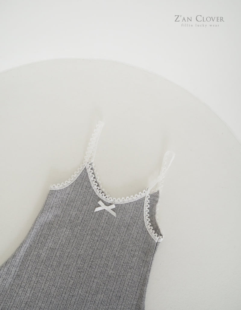 Zan Clover - Korean Children Fashion - #stylishchildhood - Eyelet Slip One-piece - 6