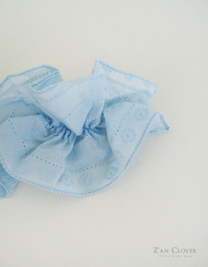 Zan Clover - Korean Children Fashion - #todddlerfashion - Eyelet Lace Hair Clip - 7