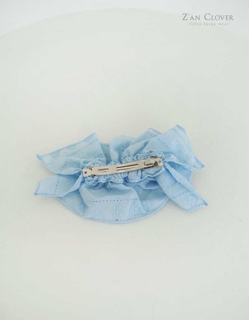 Zan Clover - Korean Children Fashion - #toddlerclothing - Eyelet Lace Hair Clip - 8
