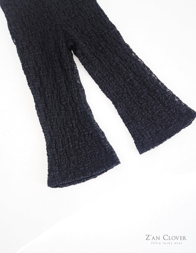 Zan Clover - Korean Children Fashion - #toddlerclothing - Lace Bootcut Pants - 11
