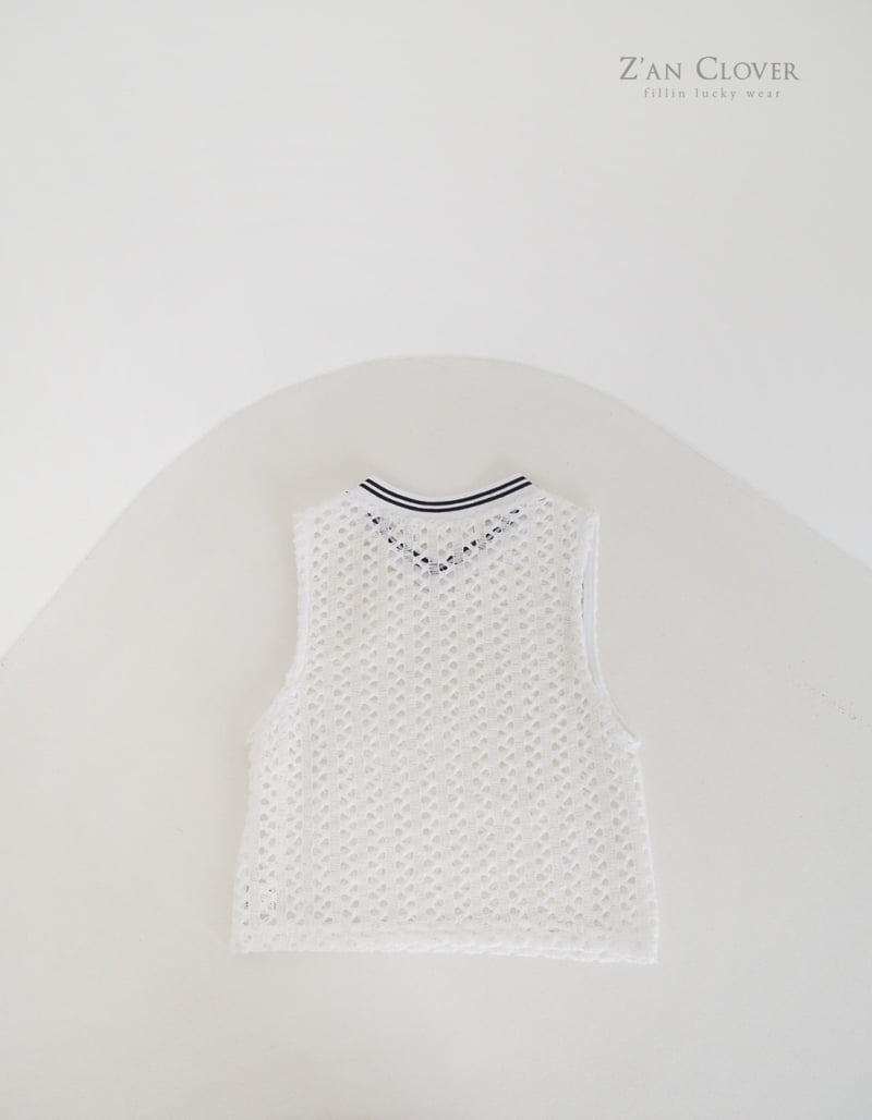 Zan Clover - Korean Children Fashion - #toddlerclothing - Soft Mesh Sleeveless - 8