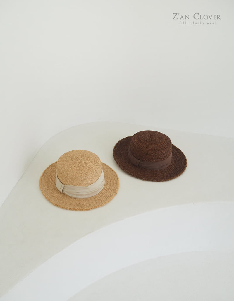 Zan Clover - Korean Children Fashion - #todddlerfashion - Anne Raffia Hat - 4