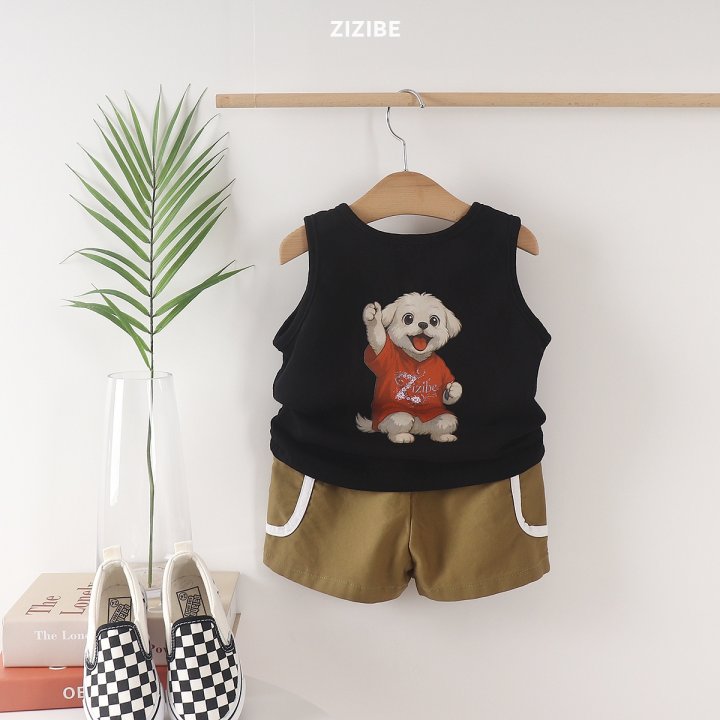 Zizibe - Korean Baby Fashion - #babyboutique - Warrior Puppy Sleeveless - 6