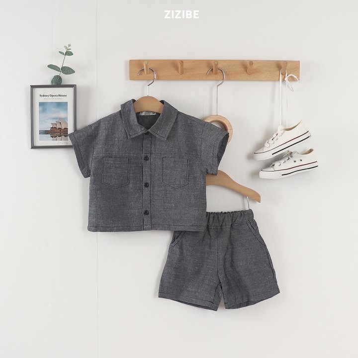 Zizibe - Korean Baby Fashion - #babyboutique - Linen Stitch Shirt - 3