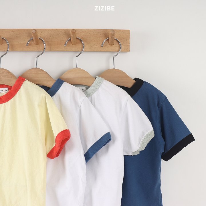 Zizibe - Korean Baby Fashion - #babyboutique - Color Blocking Rappa Tee