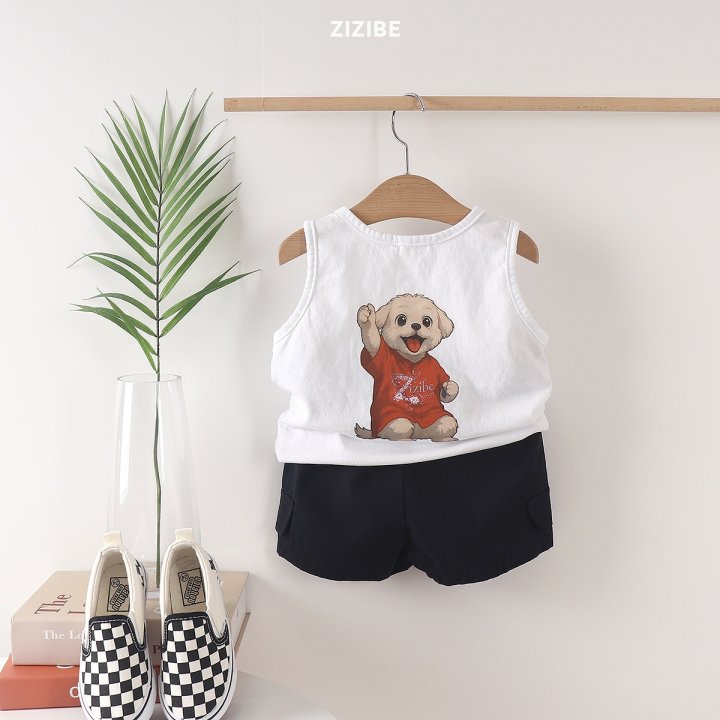 Zizibe - Korean Baby Fashion - #babyboutiqueclothing - Warrior Puppy Sleeveless - 8