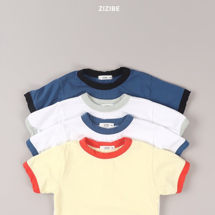 Zizibe - Korean Baby Fashion - #babyclothing - Color Blocking Rappa Tee - 3