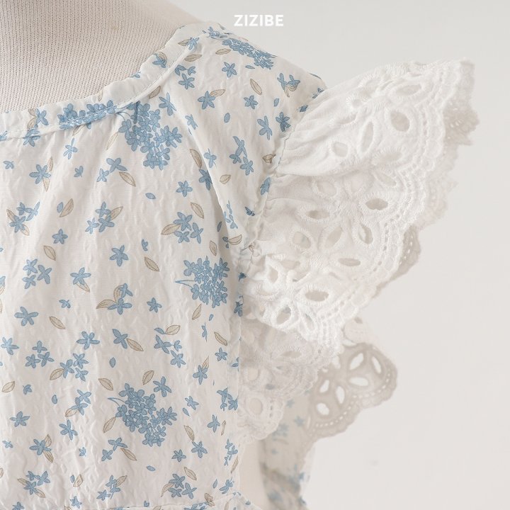 Zizibe - Korean Baby Fashion - #babyfashion - Lace Frill One-Piece - 7