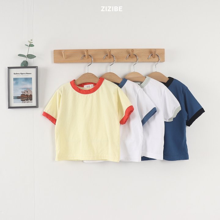 Zizibe - Korean Baby Fashion - #babyclothing - Color Blocking Rappa Tee - 4