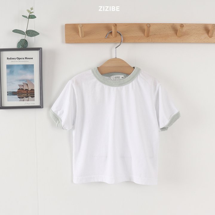 Zizibe - Korean Baby Fashion - #babyfever - Color Blocking Rappa Tee - 5