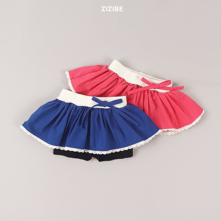 Zizibe - Korean Baby Fashion - #babyfever - Span Lace Pleated Skirt - 12