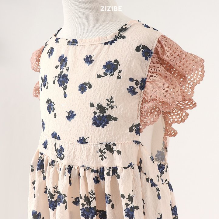 Zizibe - Korean Baby Fashion - #babylifestyle - Lace Frill One-Piece - 10