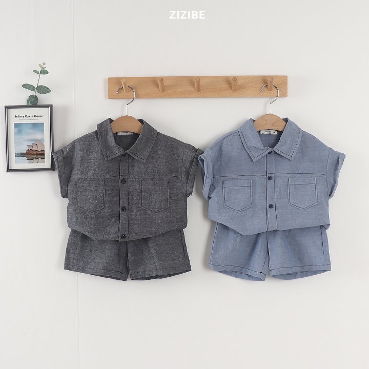 Zizibe - Korean Baby Fashion - #babylifestyle - Linen Stitch Shirt - 9