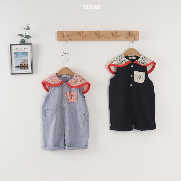 Zizibe - Korean Baby Fashion - #babylifestyle - Span Pocket Jumpsuit