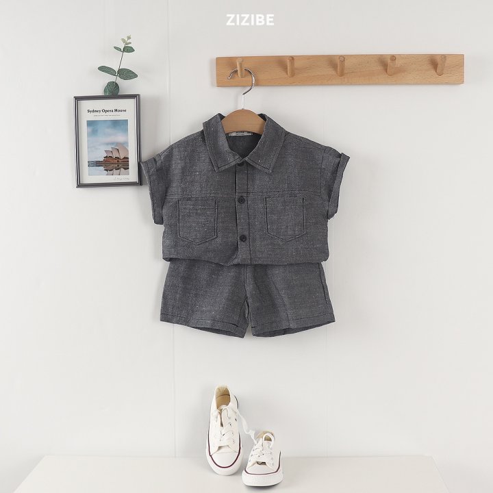 Zizibe - Korean Baby Fashion - #babyoninstagram - Linen Stitch Shirt - 10