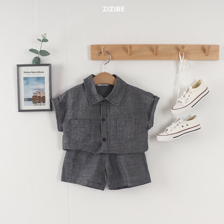 Zizibe - Korean Baby Fashion - #babyootd - Linen Stitch Shirt - 11