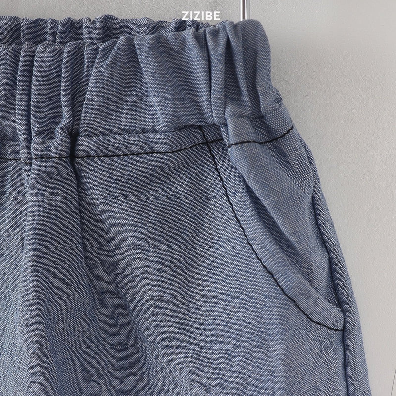 Zizibe - Korean Baby Fashion - #babyoutfit - Linen Stitch Pants - 11