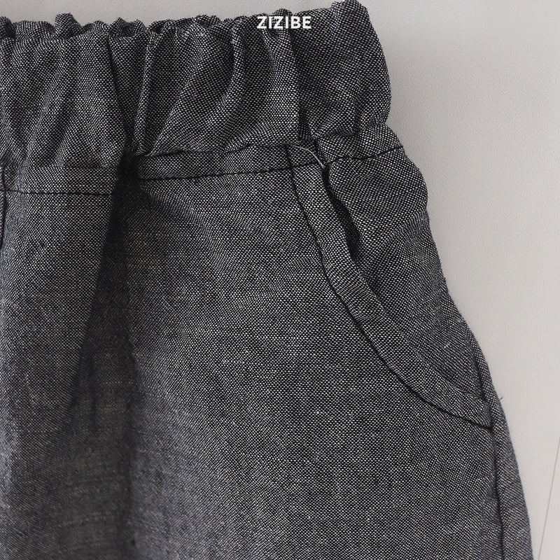 Zizibe - Korean Baby Fashion - #babyoutfit - Linen Stitch Pants - 12