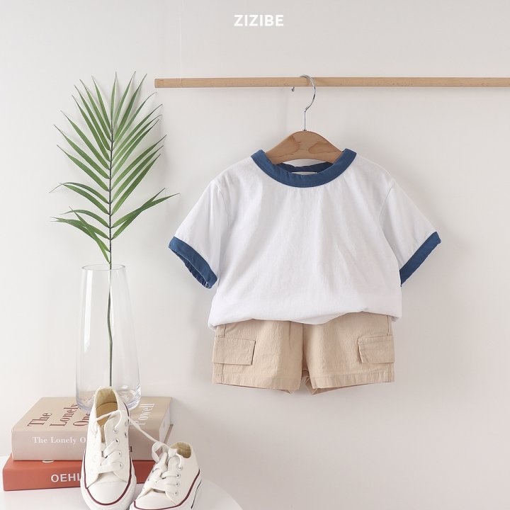 Zizibe - Korean Baby Fashion - #babyoutfit - Color Blocking Rappa Tee - 11