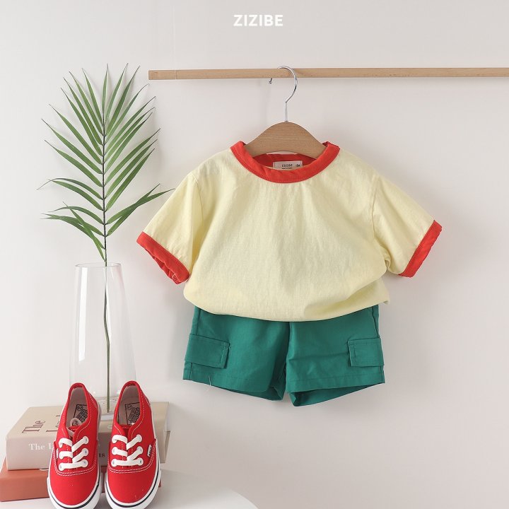 Zizibe - Korean Baby Fashion - #babywear - Color Blocking Rappa Tee - 12