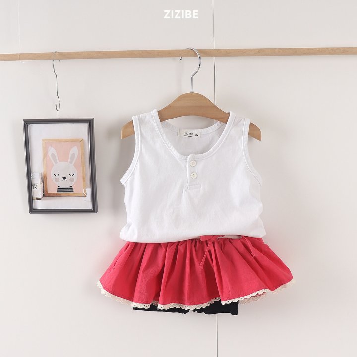 Zizibe - Korean Baby Fashion - #babyoutfit - Span Lace Pleated Skirt - 4