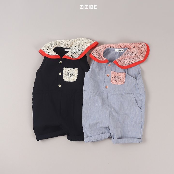 Zizibe - Korean Baby Fashion - #onlinebabyboutique - Span Pocket Jumpsuit - 7