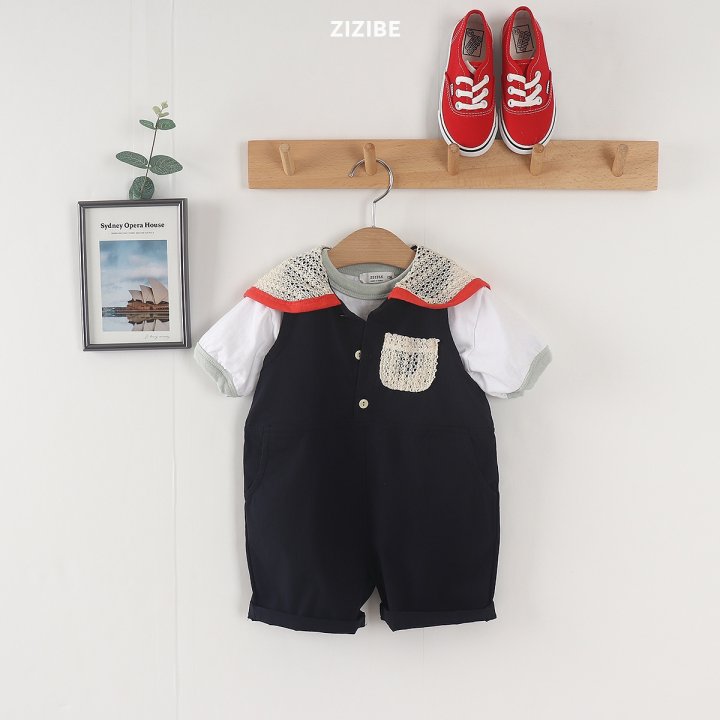 Zizibe - Korean Baby Fashion - #smilingbaby - Span Pocket Jumpsuit - 9