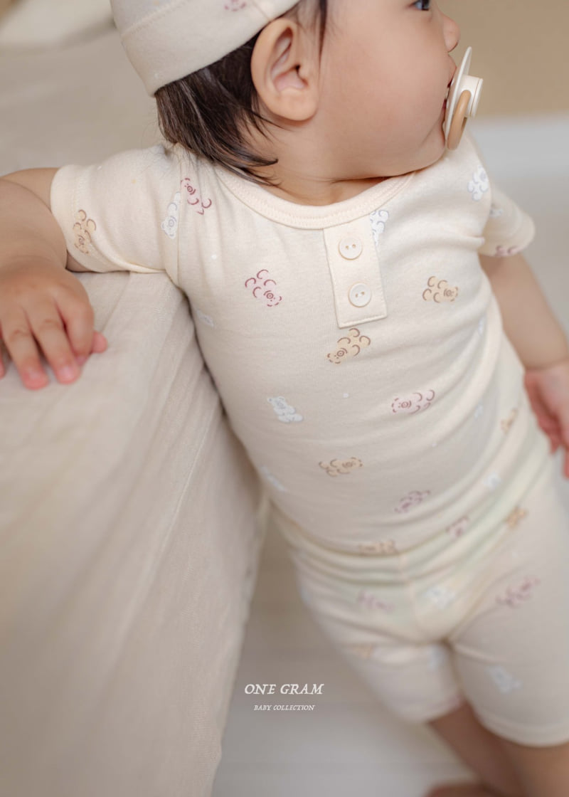 1 Gram - Korean Baby Fashion - #babyboutique - Bobo Top Bottom Set - 6