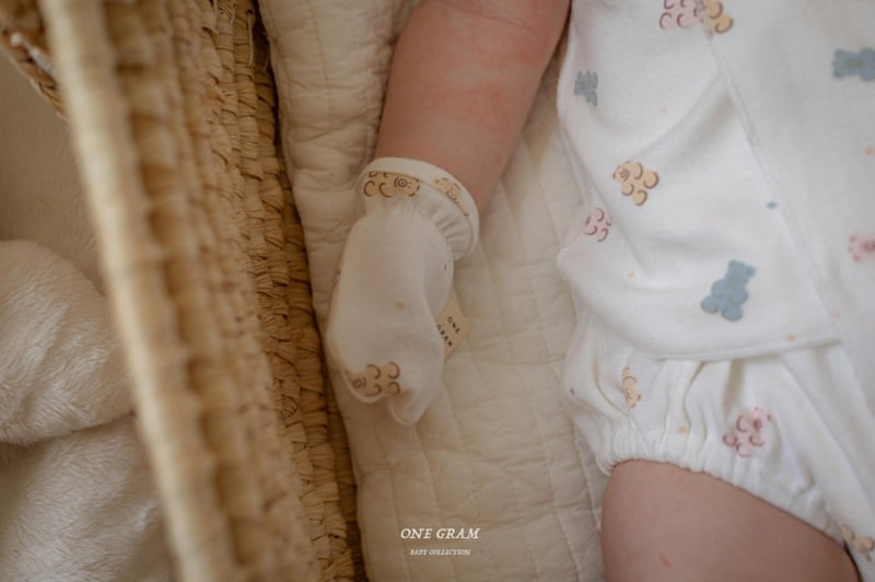 1 Gram - Korean Baby Fashion - #babyboutiqueclothing - Bobo Bonnet Bloomer Set - 9