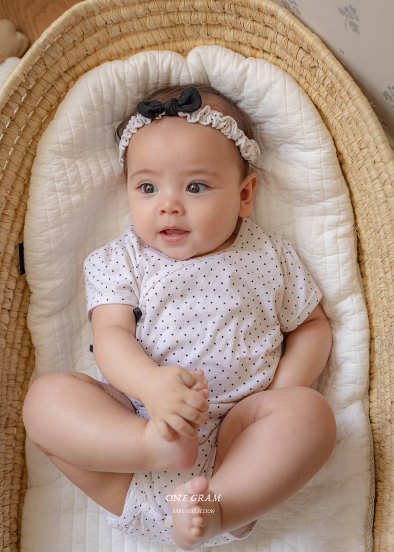1 Gram - Korean Baby Fashion - #babyboutiqueclothing - Natalie Bonnet Suit - 6