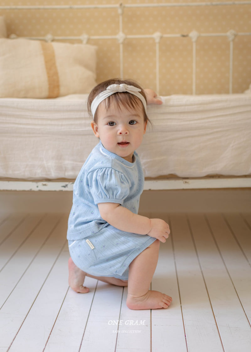 1 Gram - Korean Baby Fashion - #babyboutiqueclothing - Riv Top Bottom Set - 2