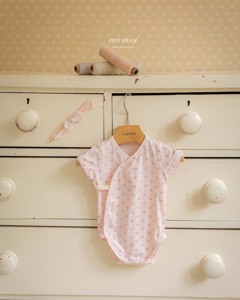 1 Gram - Korean Baby Fashion - #babyboutiqueclothing - Liz Bonnet Suit - 9