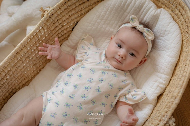 1 Gram - Korean Baby Fashion - #babyboutiqueclothing - Selena Bonnet Suit - 6
