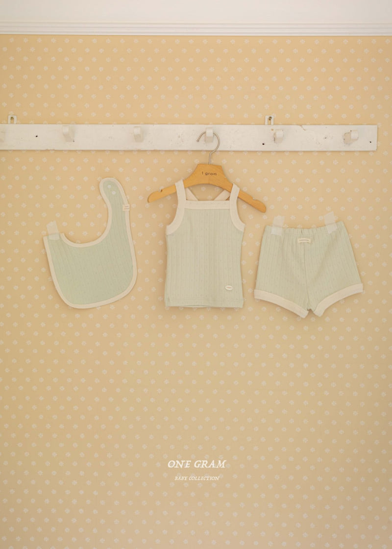 1 Gram - Korean Baby Fashion - #babyclothing - Monica Top Bottom Set - 12
