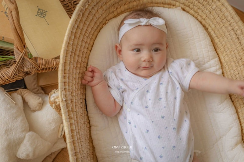 1 Gram - Korean Baby Fashion - #babyboutiqueclothing - Riv Bonnet Suit - 4