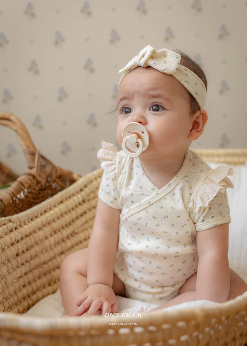 1 Gram - Korean Baby Fashion - #babyclothing - Saint Bonnet Suit