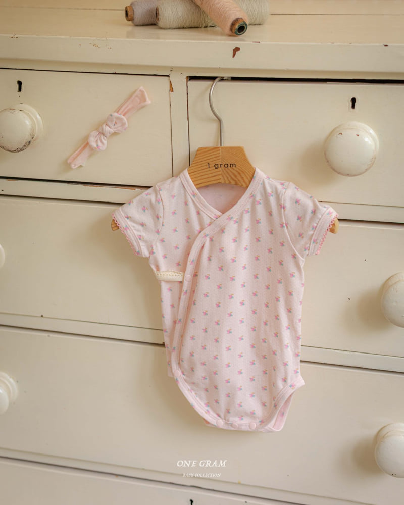 1 Gram - Korean Baby Fashion - #babyclothing - Liz Bonnet Suit - 10