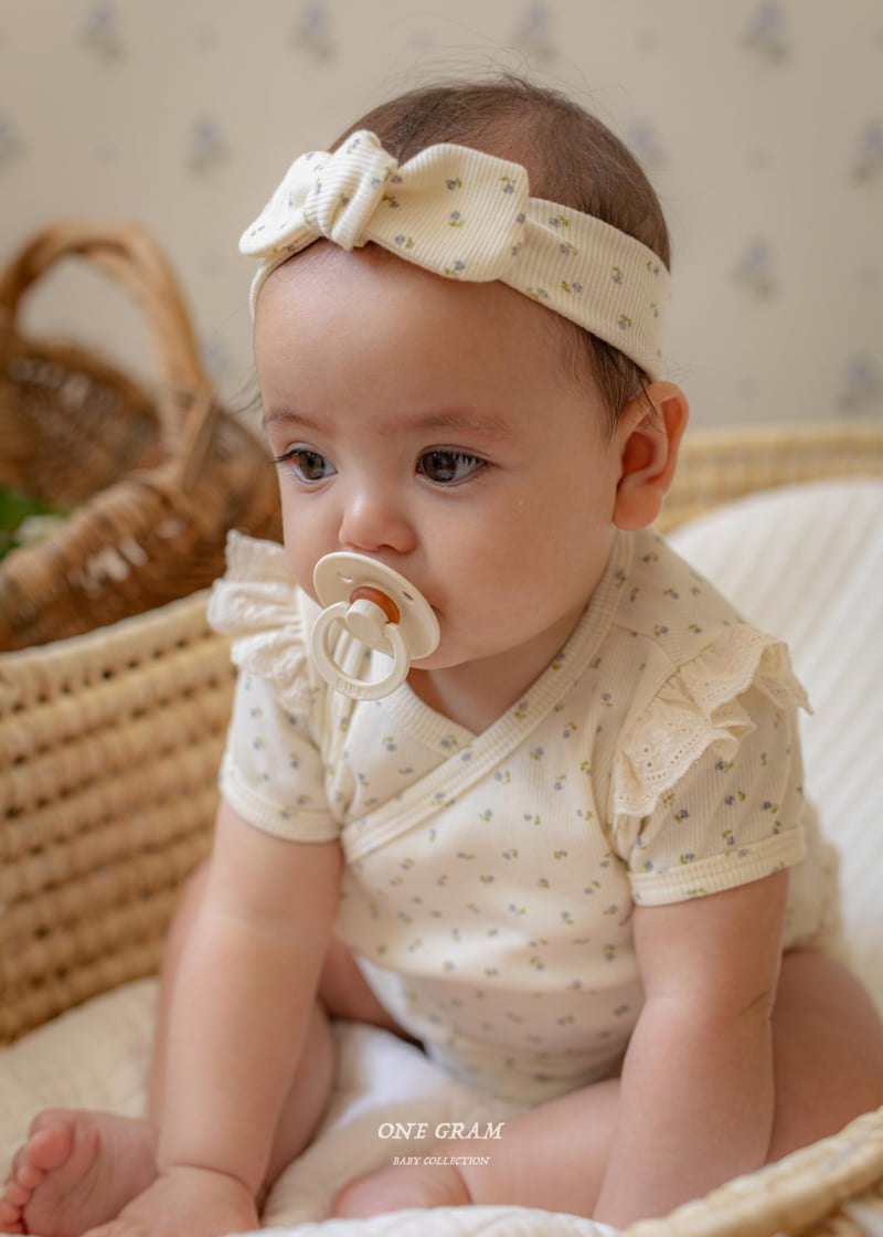 1 Gram - Korean Baby Fashion - #babyfashion - Saint Bonnet Suit - 2