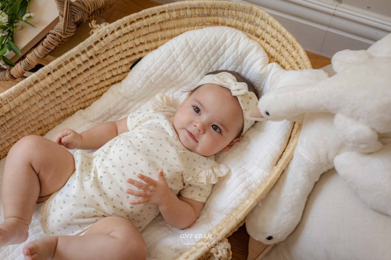 1 Gram - Korean Baby Fashion - #babyfever - Saint Bonnet Suit - 3