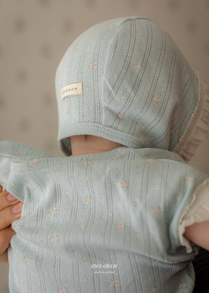 1 Gram - Korean Baby Fashion - #babyfever - Angela Bonnet Suit - 6