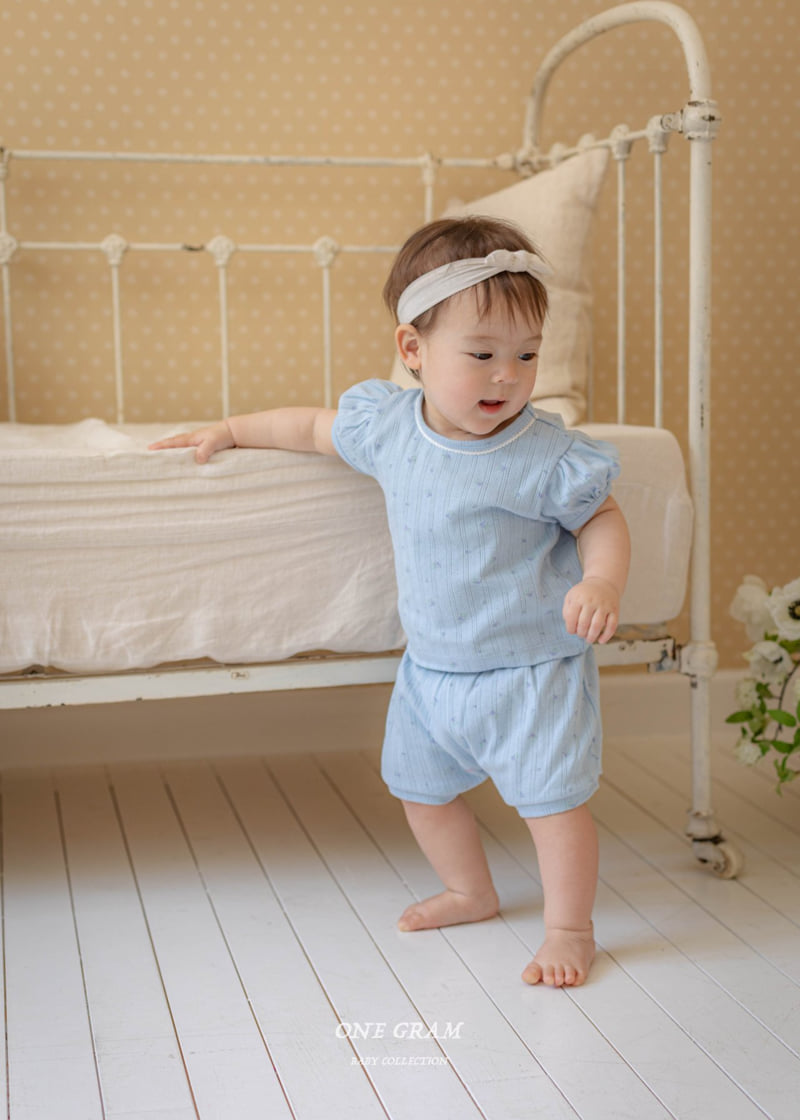 1 Gram - Korean Baby Fashion - #babygirlfashion - Riv Top Bottom Set - 6