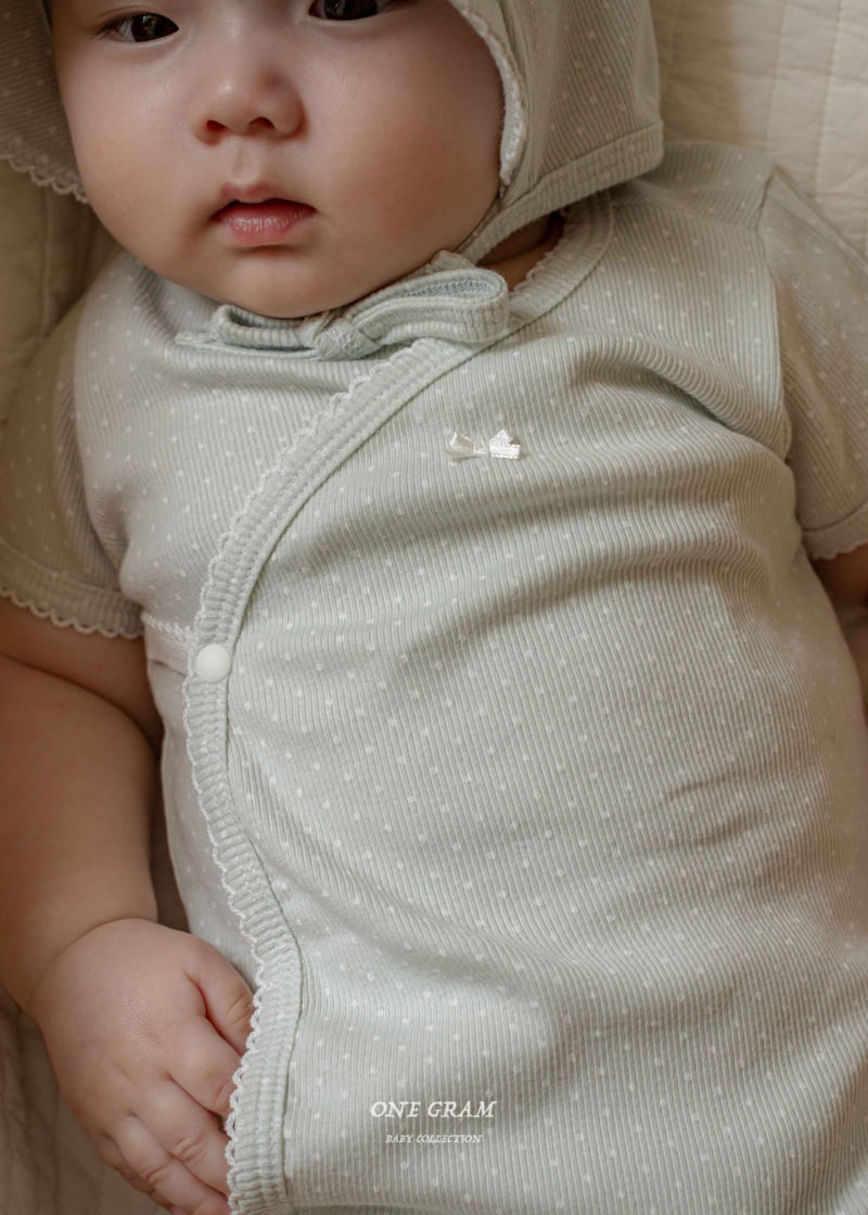 1 Gram - Korean Baby Fashion - #babygirlfashion - Rouge Bonnet Suit