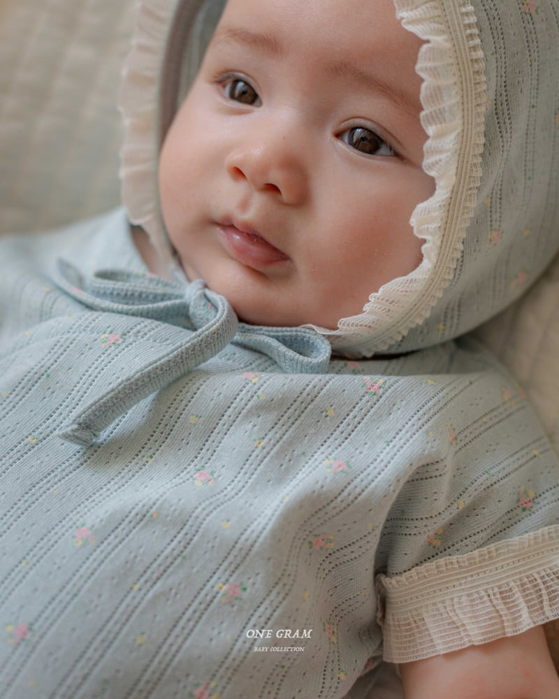 1 Gram - Korean Baby Fashion - #babygirlfashion - Angela Bonnet Suit - 7