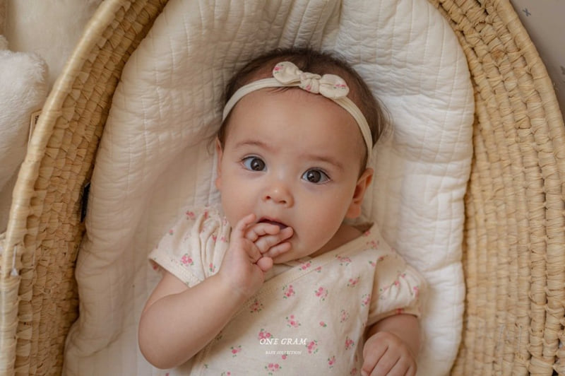 1 Gram - Korean Baby Fashion - #babylifestyle - Lala Bonnet Suit - 2