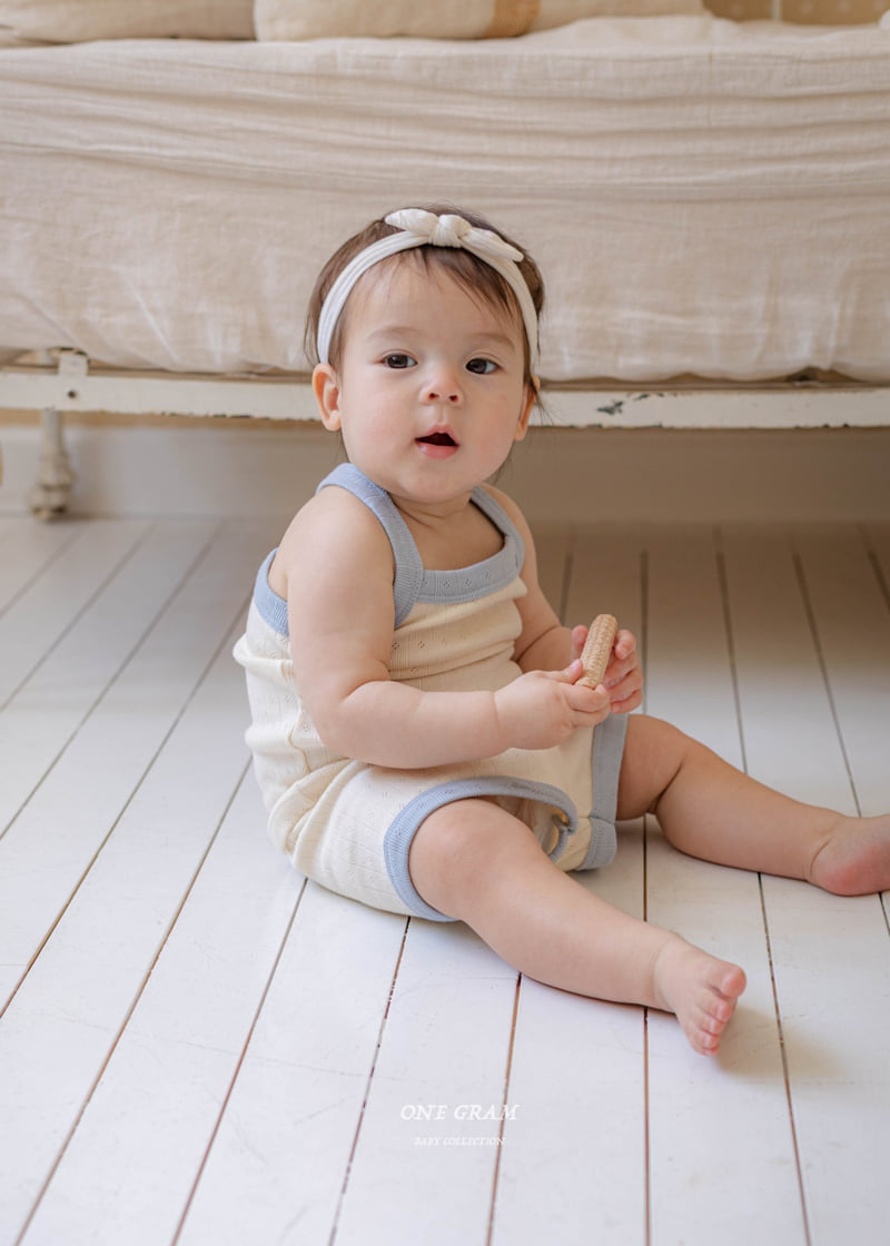 1 Gram - Korean Baby Fashion - #babyoninstagram - Monica Top Bottom Set - 2
