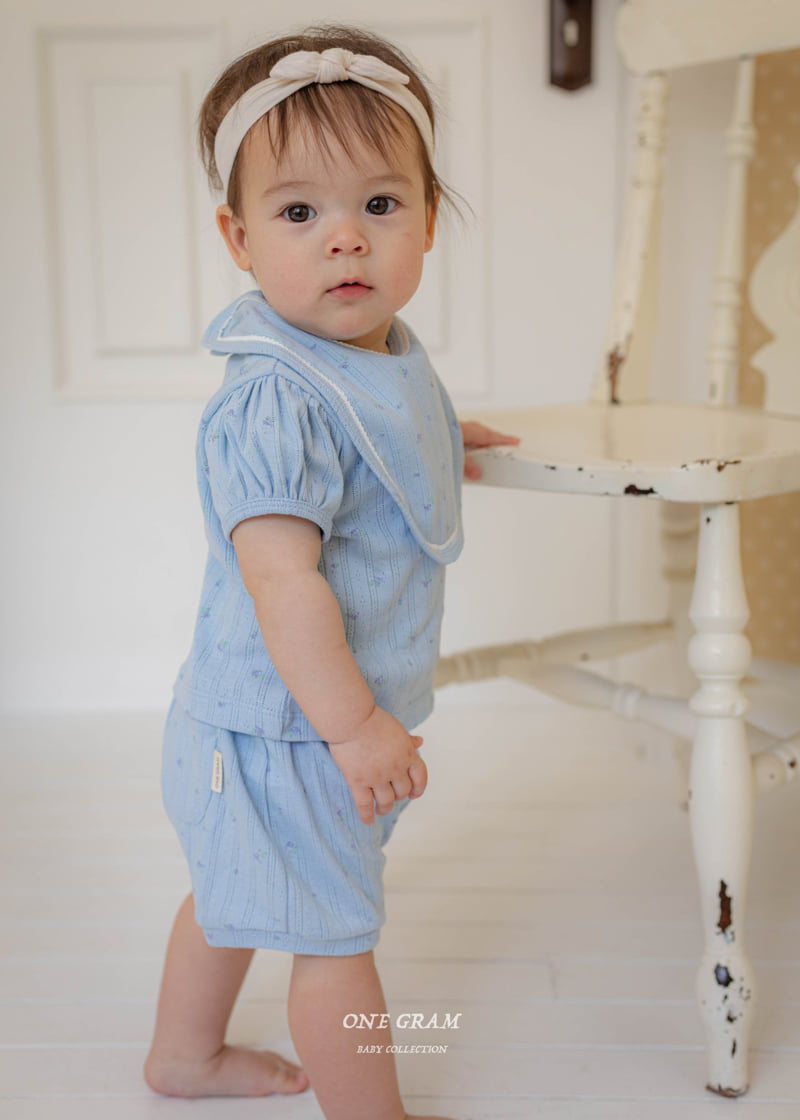 1 Gram - Korean Baby Fashion - #babyoninstagram - Riv Top Bottom Set - 8