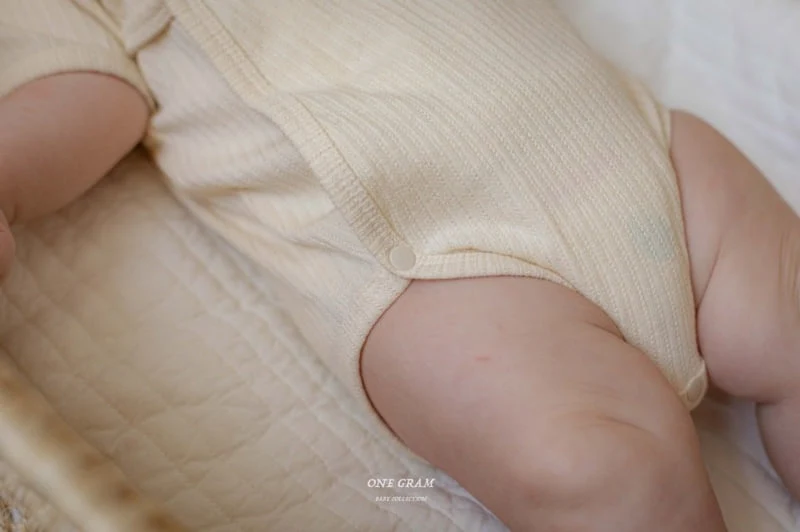 1 Gram - Korean Baby Fashion - #babyootd - Daisy Bonnet Suit - 8