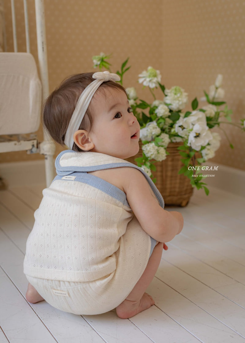 1 Gram - Korean Baby Fashion - #babyootd - Monica Bib - 2