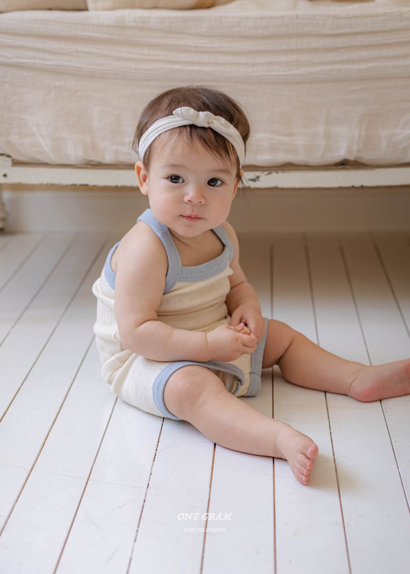 1 Gram - Korean Baby Fashion - #babyootd - Monica Top Bottom Set - 4