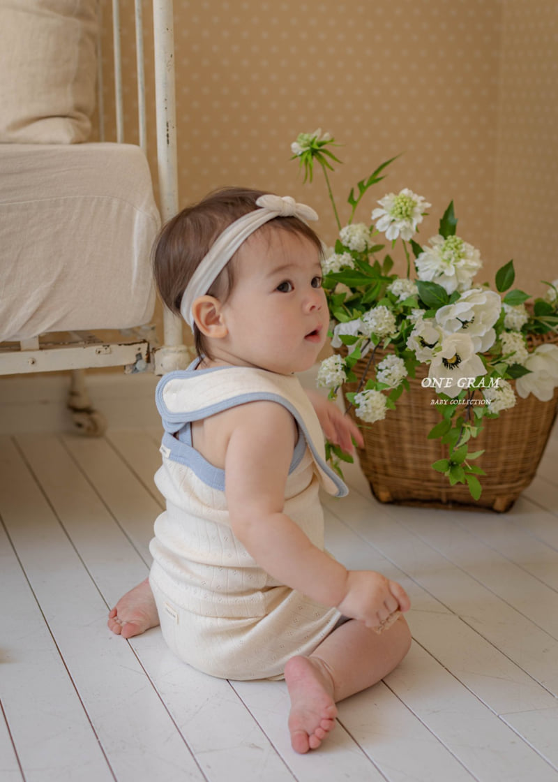 1 Gram - Korean Baby Fashion - #babyoutfit - Monica Bib - 3